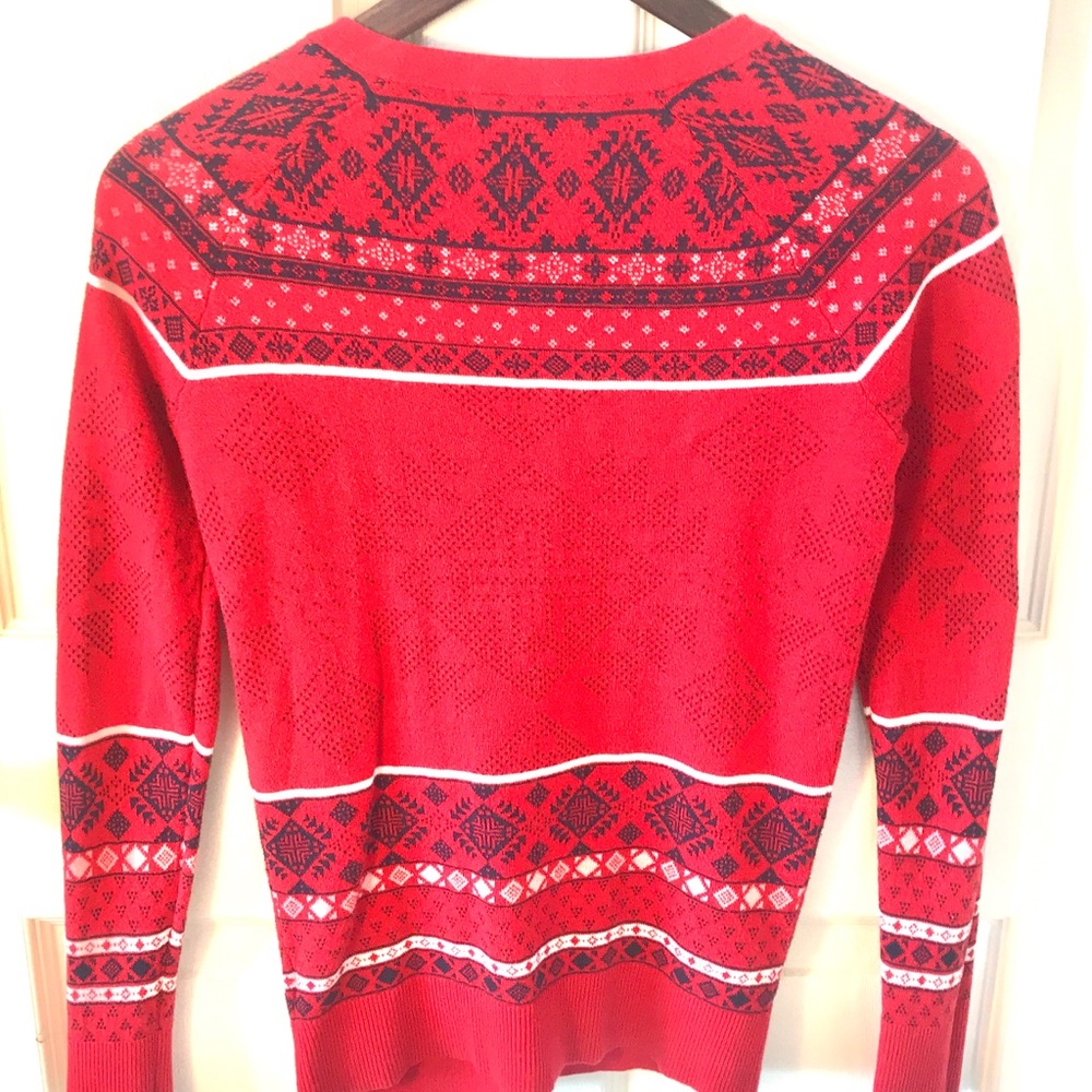 Red Christmas sweater small